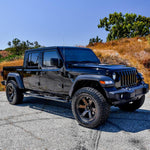 Load image into Gallery viewer, Westin 2020 Jeep Gladiator PRO TRAXX 5 WTW Oval Nerf Step Bars - Black