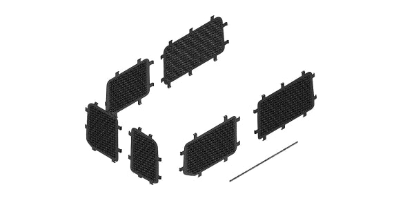 Havis Window Guard Kit, Interior-Mount For 2015-2025 Ford Transit Van With Medium Roof, 130" Wheel Base & Passenger Side Sliding Door