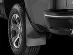 Load image into Gallery viewer, WeatherTech 19+ Dodge Ram w/ Factory Flares Front No Drill Mudflaps - Black