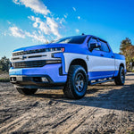 Load image into Gallery viewer, Westin 2019 Chevrolet Silverado/Sierra 1500 Crew Cab Non LD PRO TRAXX 5 Oval Nerf Step Bars - Black