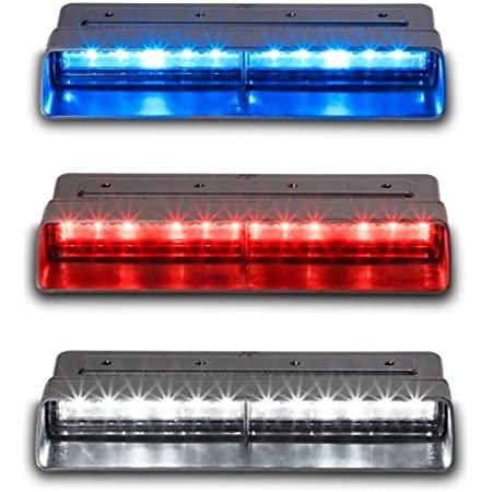 Federal Signal XStream Light, Dual-Head with Wire Leads, Blue/Red/White