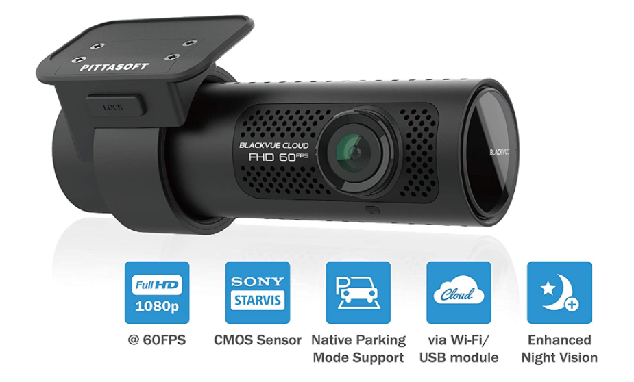 BlackVue DR750X-1CH Plus Full HD Sony STARVIS / Built in WIFI, 60FPS, GPS, LTE via Optional LTE Module