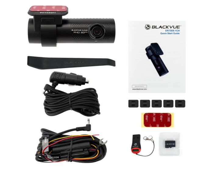 BlackVue DR750X-1CH Plus Full HD Sony STARVIS / Built in WIFI, 60FPS, GPS, LTE via Optional LTE Module