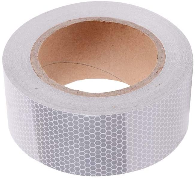 Abrams 2" in x 50' ft Diamond Pattern Trailer Truck, Conspicuity DOT Class 2 Reflective Safety Tape