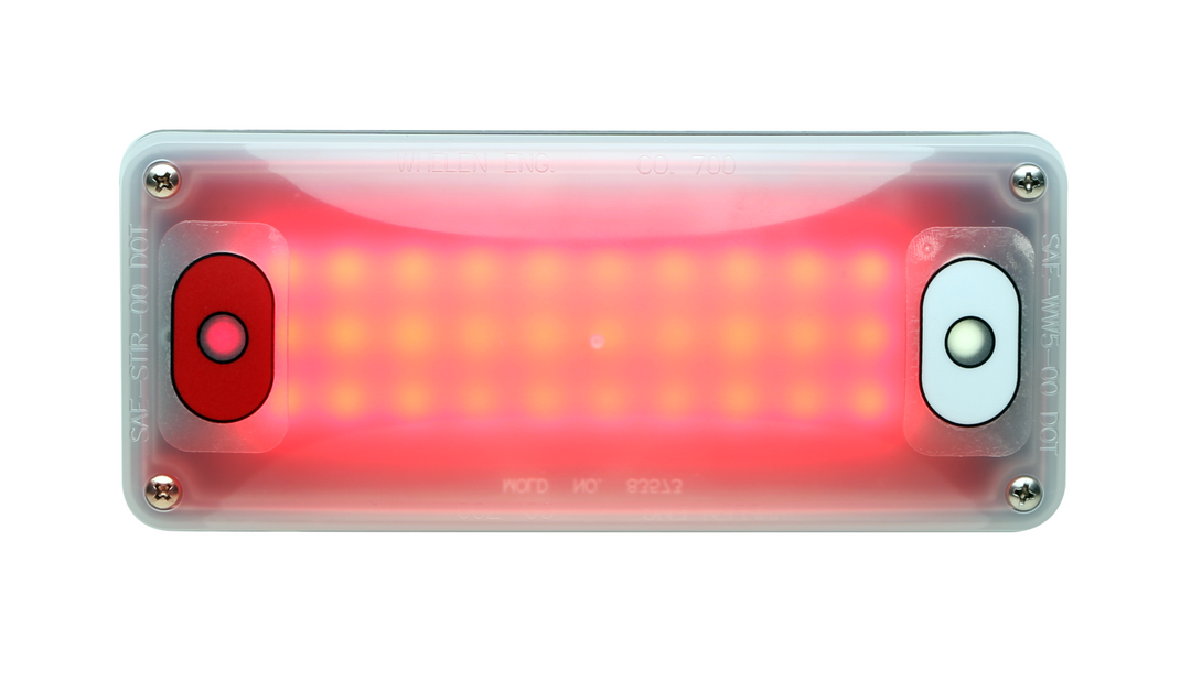 WHELEN 700 SERIES RED/WHT DOME LIGHT