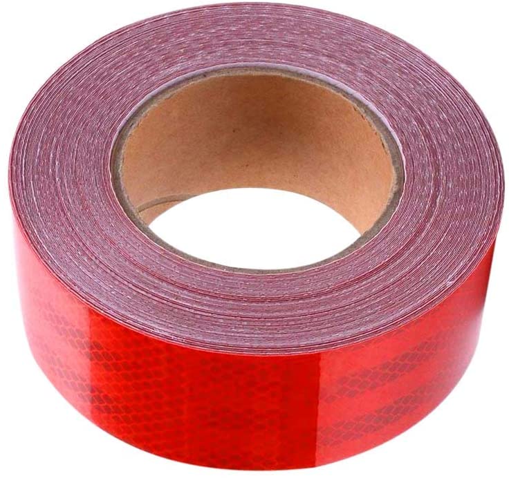 Abrams 2 in x 75' ft Diamond Pattern Trailer Truck Conspicuity DOT Class 2 Reflective Safety Tape -