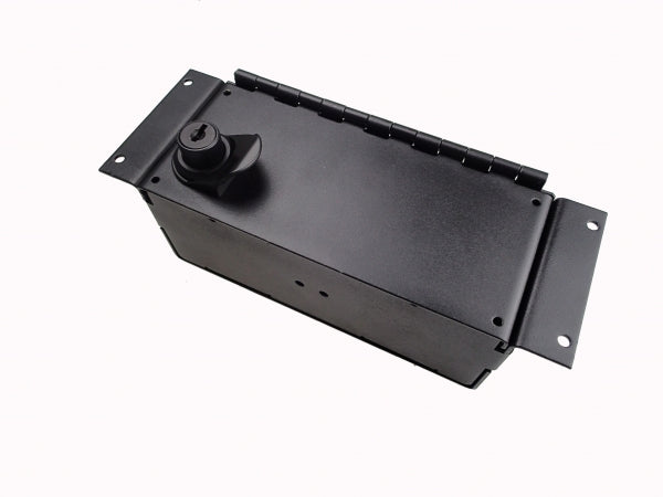 Havis 3" Accessory Pocket W/Hinged Lid & Lock, 2.5" Deep