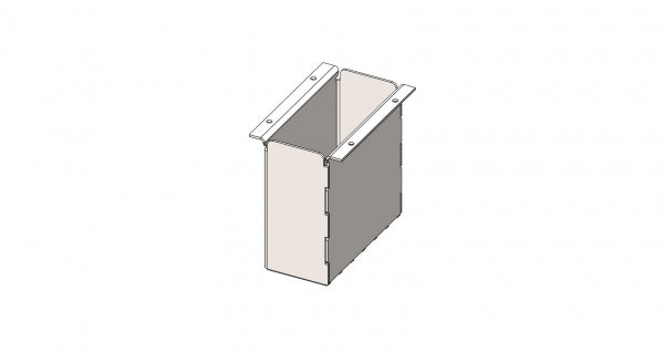 Havis 5" Accessory Pocket, 4.8" Deep for 3.3"W Section of Wide Consoles