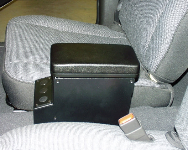 Havis Combination Box, External Mount, 3 Lighter Plug Outlets, Flip-Up Armrest