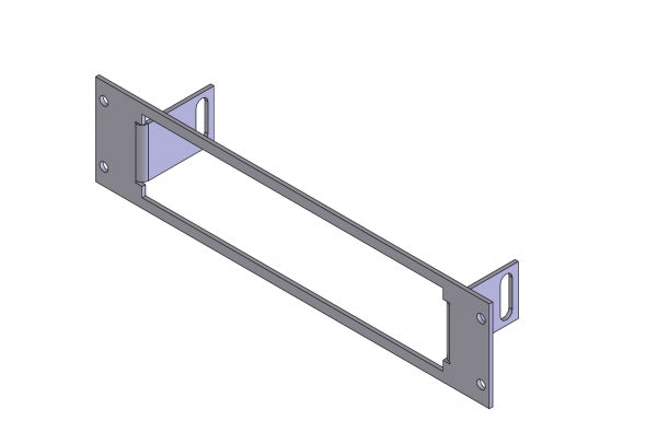 Havis 1-Piece Equipment Mounting Bracket, 2" Mounting Space, Fits Code 3 Narrowstick