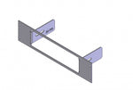 Load image into Gallery viewer, Havis 1-Piece Equipment Mounting Bracket, 2&quot; Mounting Space, Fits Kenwood TK-860
