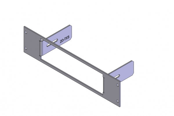 Havis 1-Piece Equipment Mounting Bracket, 2" Mounting Space, Fits Kenwood TK-860