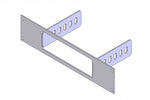 Load image into Gallery viewer, Havis 1-Piece Equipment Mounting Bracket, 2&quot; Mounting Space Fits Uniden Pro520XL
