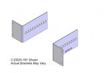 Load image into Gallery viewer, Havis 2-Piece Equipment Mounting Bracket, 2.5&quot; Mounting Space, 0.62&quot; Bend

