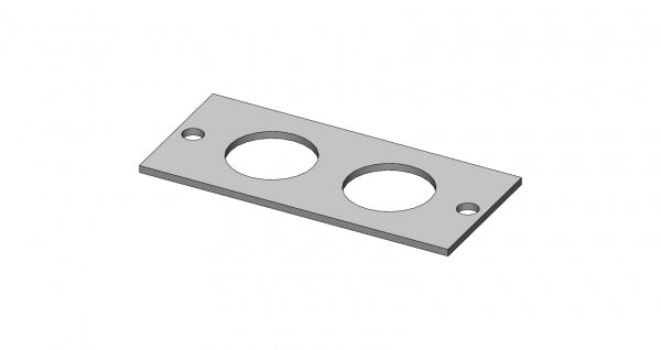 Havis Equipment Bracket for Wide VSW Consoles, Fits Dual Lighter Plug Socket