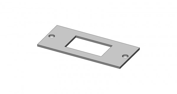 Havis Equipment Bracket for Wide VSW Consoles, Fits Single USB or Switch Panel Bracket