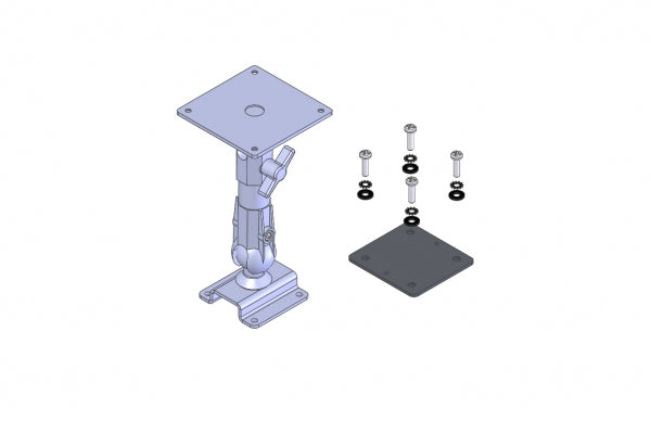 Havis Universal Rugged Articulating Dual Ball Mount, 7" tall