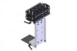 Load image into Gallery viewer, Havis Forklift Fixed Overhead Mounting Package for Tablets with Keyboard Tray
