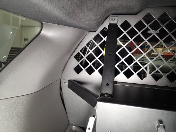 Havis Rear Upper Partition Option fits behind seat in 2013-2019 Ford Interceptor Utility Vehicle