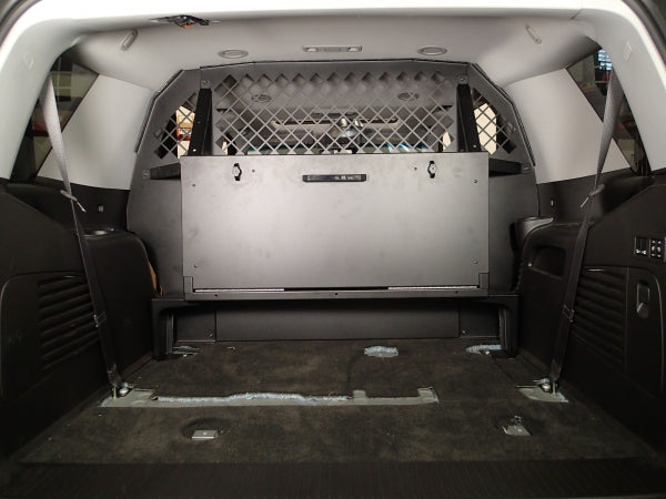 Havis Rear Upper Partition Option fits behind seat in 2015-2020 Chevrolet Tahoe