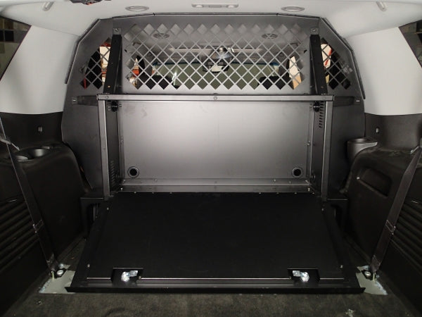 Havis Rear Upper Partition Option fits behind seat in 2015-2020 Chevrolet Tahoe