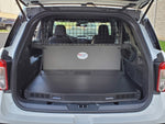 Load image into Gallery viewer, Havis 2020-2021 Ford Interceptor Utility Premium Raised Fold-Up Cargo Plate with 200 lbs Lift Struts
