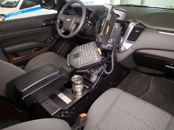 Havis 20" Vehicle-Specific Console for 2015-2020 Chevrolet Tahoe Police Pursuit Vehicle (PPV) & 2015