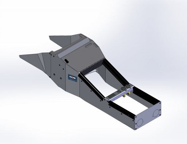 Havis 2011-2020 Dodge Charger Vehicle-Specific 18" Angled Console w/ Internal Printer Mount
