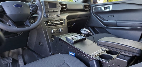 Havis Low-Profile Angled Console for 2020-2021 Ford Interceptor Utility