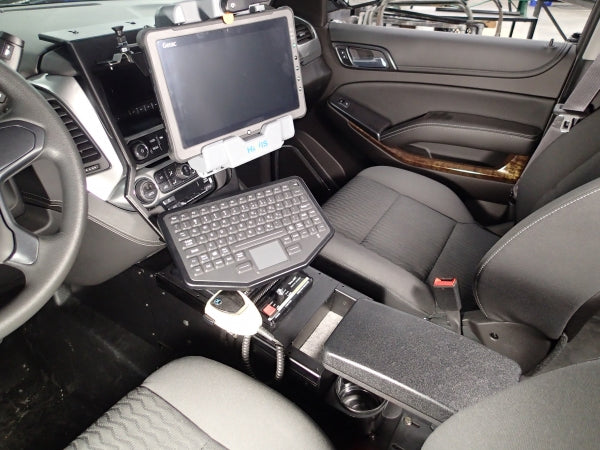 Havis 2015-2020 Chevrolet Tahoe Police Pursuit Vehicle-Specific 15" Low Profile Angled Console