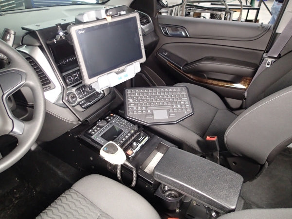 Havis 2015-2020 Chevrolet Tahoe Police Pursuit Vehicle-Specific 15" Low Profile Angled Console