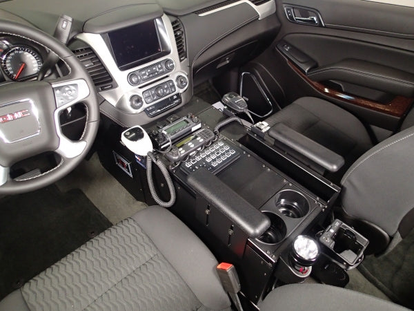 Havis 12.5" Wide 20" Vehicle-Specific Console for 2015-2020 Chevrolet Tahoe Police Pursuit Vehicle (