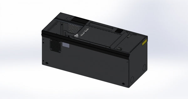 Havis Universal 12.5" Wide Console Solution with Internal Printer Mount
