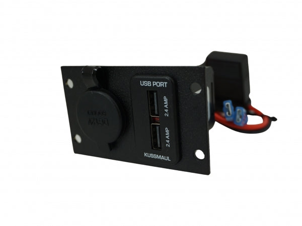 Havis Single Lighter Plug and Single USB Bracket for Wide VSW Consoles