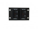 Load image into Gallery viewer, Havis Dual USB Bracket w/ 2 USB Modules for Wide VSW Consoles
