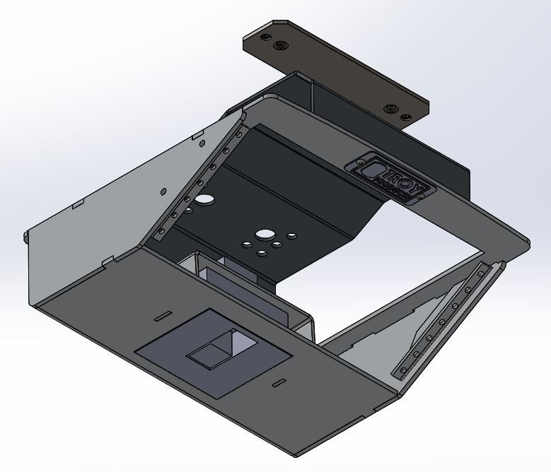 TROY FORD POLICE INTERCEPTOR UTILITY 2016-2019 OVERHEAD CONSOLE