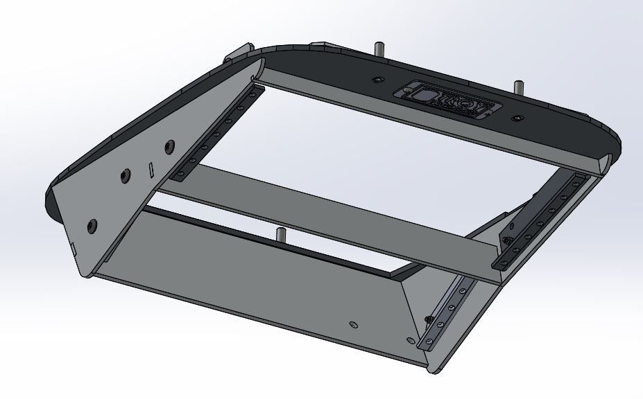 TROY CHEVY COLORADO 2015-2019 7″ OVERHEAD CONSOLE