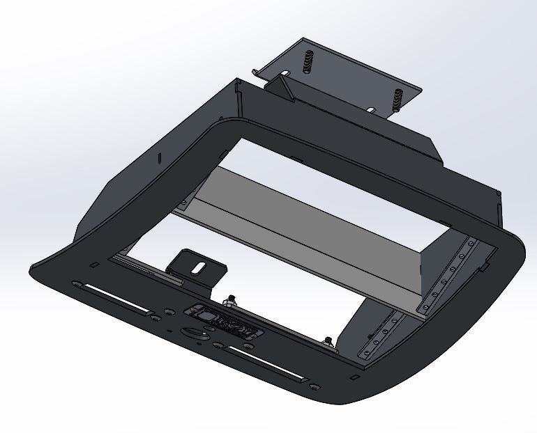 TROY CHEVY TAHOE 2015-2020 7″ OVERHEAD CONSOLE