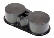 Havis Dual Cup Holder Insert Molded Plastic