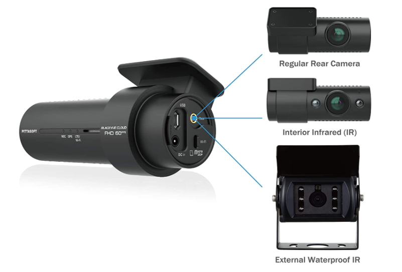 BlackVue DR750X-1CH Plus Full HD Sony STARVIS / Built in WIFI, 60FPS, GPS, LTE via Optional LTE Module