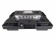 Havis Docking Station with Triple Pass-Through RF Antenna Connections for Getac K120 Convertible Lap