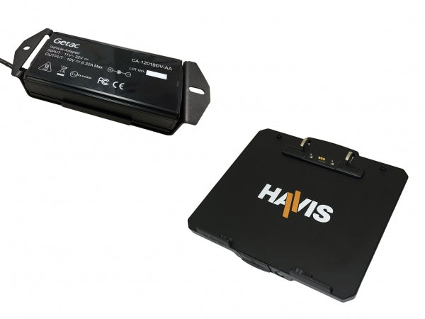 Havis Cradle (no dock) with Triple Pass-Through RF Antenna Connections and LPS-140 (120W Vehicle Pow