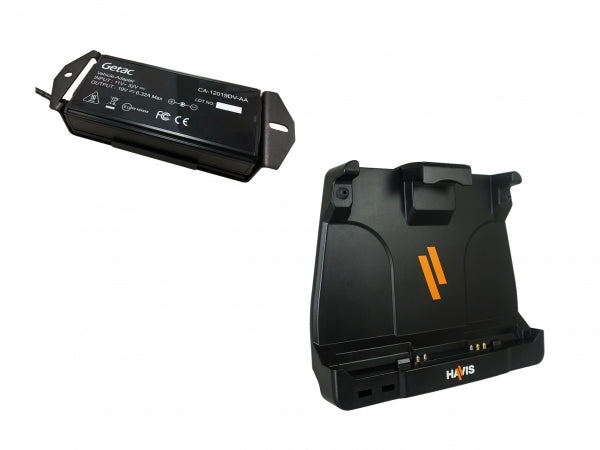 Havis Cradle with Triple High-Gain Antenna Connection for Getac UX10 Tablet (no dock) with Power Sup
