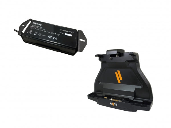 Havis Docking Station with Triple Pass-through Antenna Connections and Power Supply for Getac F110 T