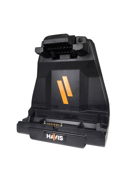 Havis Cradle with Triple Pass-Through Antenna Connections and Power Supply for Getac's RX10 Rugged Tablet (no dock)