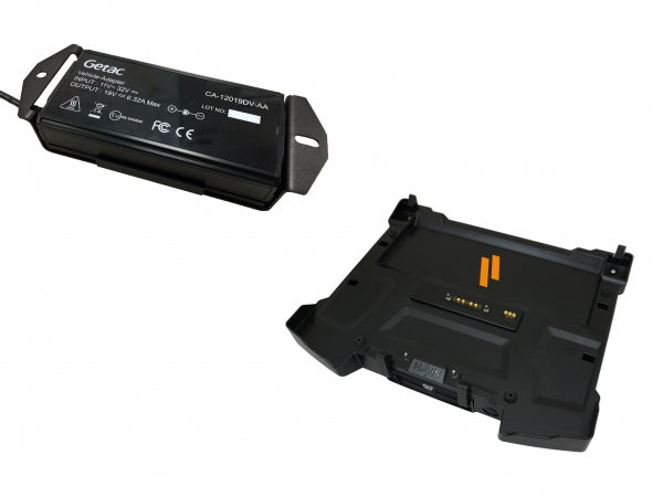 Havis Docking Station with Triple Pass-through Antenna Connections and Power Supply for Getac's S410