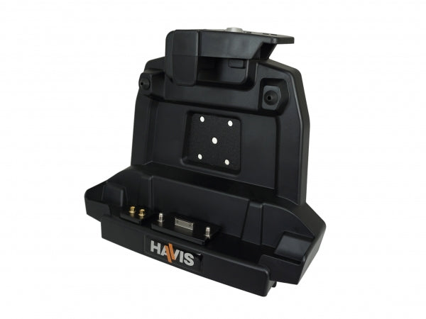 Havis Docking Station with JAE Docking Connector and Dual Pass-Through Antenna Connections for Getac