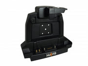 Havis Docking Station with Power-Only POGO Docking Connector and Dual Pass-Through Antenna Connections for Getac's Z710 and ZX70 Rugged Tablets