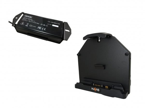 Havis, with Power Supply Docking Station with Triple Pass-Through Antenna Connections for Getac A140