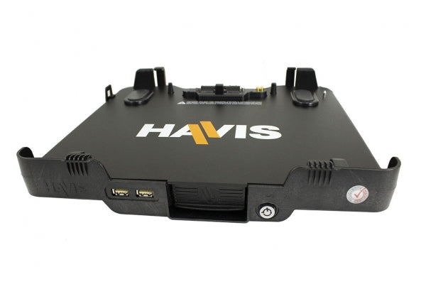 Havis 2-in-1 Laptop Docking Station with Dual Pass-Through Antenna Connections for Panasonic TOUGHBO
